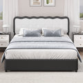 4 EVER WINNER Twin /Full/Queen/KIng Size Bed Frame, Upholstered Bed Frame with Headboard, No Box Spring Required, Easy AssemblyBEAX645-CloudePSbed-BF
