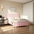 4 EVER WINNER Twin /Full/Queen/KIng Size Bed Frame, Upholstered Bed Frame with Headboard, No Box Spring Required, Easy AssemblyBEAX354-TWXZBLD-BEAX354